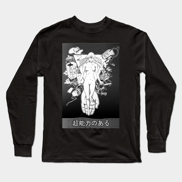 Psychic Unleashed Long Sleeve T-Shirt by Three Poisons Studio